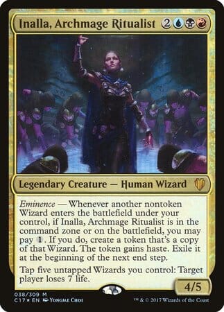 Inalla, Archmage Ritualist [Commander 2017] MTG Single Magic: The Gathering  | Multizone: Comics And Games