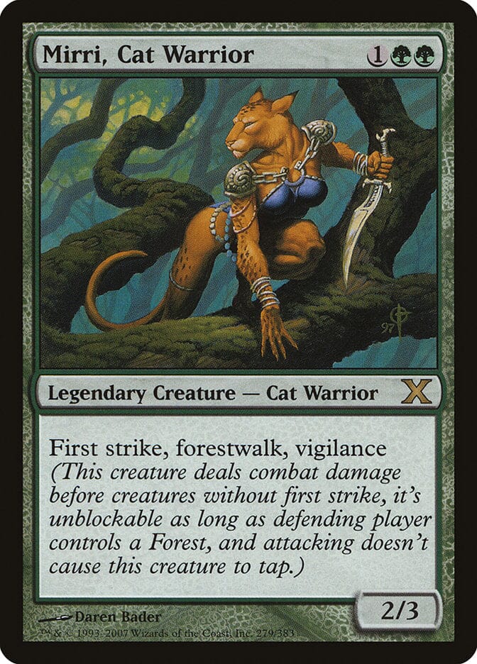 Mirri, Cat Warrior [Tenth Edition] MTG Single Magic: The Gathering  | Multizone: Comics And Games