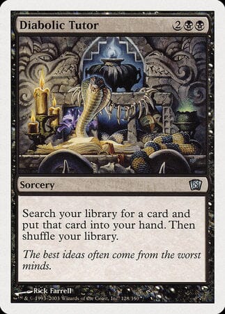 Diabolic Tutor [Eighth Edition] MTG Single Magic: The Gathering  | Multizone: Comics And Games