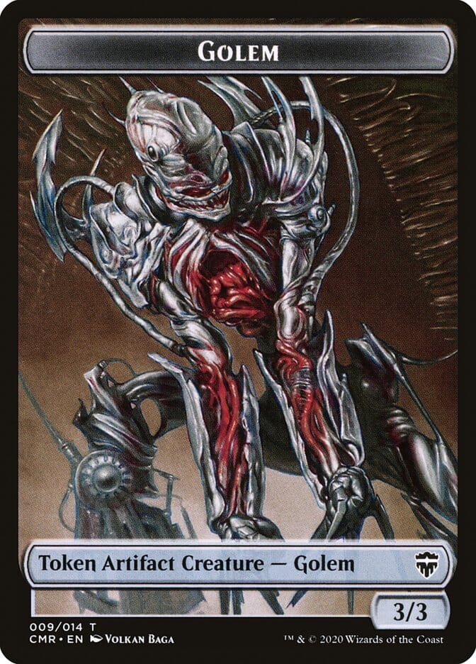 Golem Token [Commander Legends Tokens] MTG Single Magic: The Gathering  | Multizone: Comics And Games