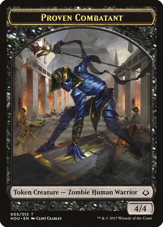 Proven Combatant Token [Hour of Devastation Tokens] MTG Single Magic: The Gathering  | Multizone: Comics And Games
