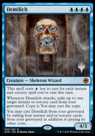 Demilich (Promo Pack) [Dungeons & Dragons: Adventures in the Forgotten Realms Promos] MTG Single Magic: The Gathering  | Multizone: Comics And Games