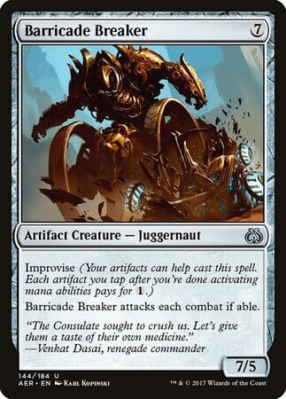 Barricade Breaker [Aether Revolt] MTG Single Magic: The Gathering  | Multizone: Comics And Games