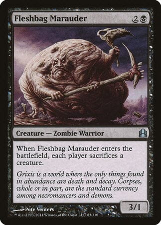 Fleshbag Marauder [Commander 2011] MTG Single Magic: The Gathering  | Multizone: Comics And Games