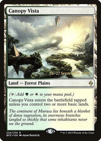 Canopy Vista [Battle for Zendikar Promos] MTG Single Magic: The Gathering  | Multizone: Comics And Games