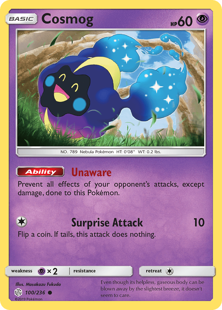 Cosmog (100/236) [Sun & Moon: Cosmic Eclipse] Pokemon Single Pokémon  | Multizone: Comics And Games
