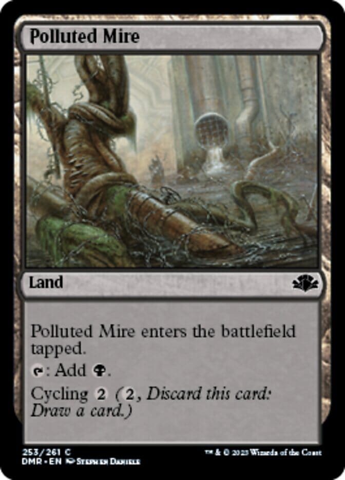 Polluted Mire [Dominaria Remastered] MTG Single Magic: The Gathering  | Multizone: Comics And Games