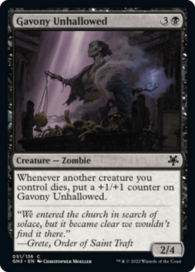 Gavony Unhallowed [Game Night: Free-for-All] MTG Single Magic: The Gathering  | Multizone: Comics And Games