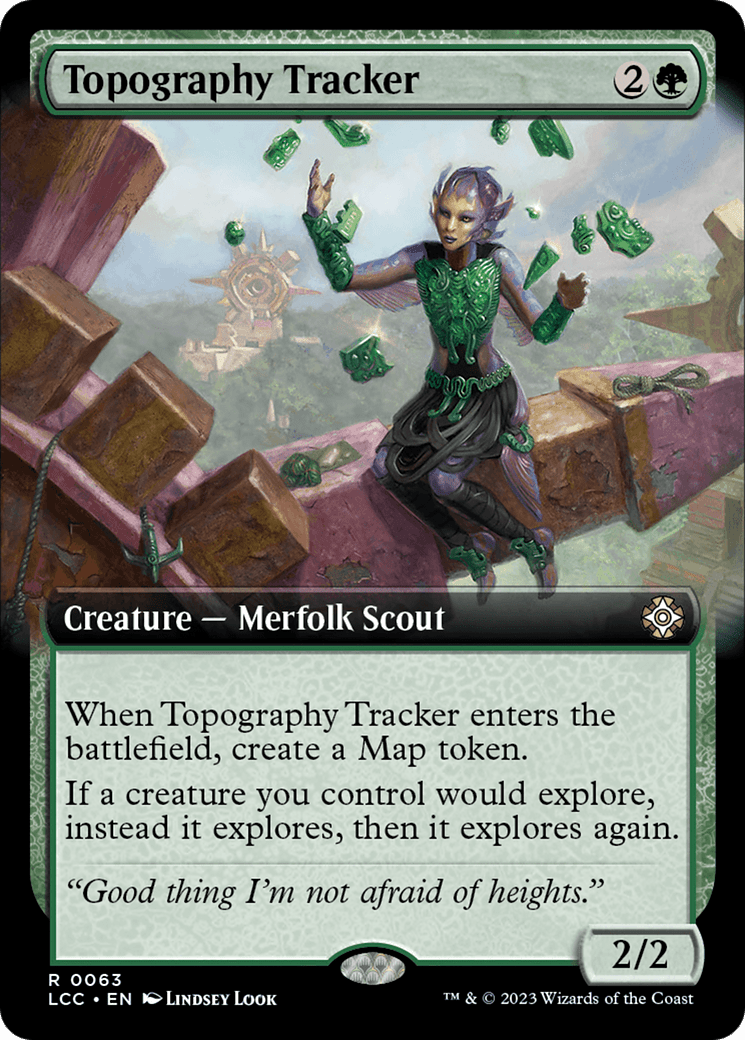 Topography Tracker (Extended Art) [The Lost Caverns of Ixalan Commander] MTG Single Magic: The Gathering  | Multizone: Comics And Games