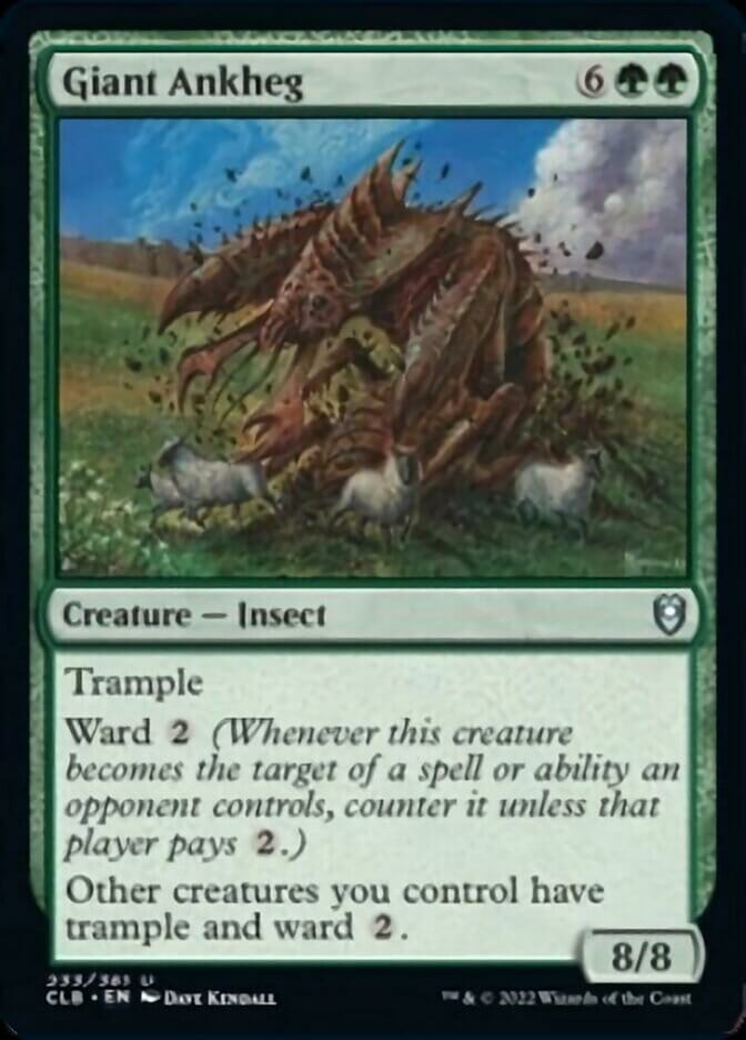 Giant Ankheg [Commander Legends: Battle for Baldur's Gate] MTG Single Magic: The Gathering  | Multizone: Comics And Games