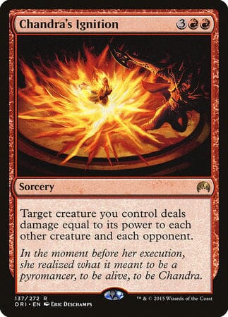 Chandra's Ignition [Magic Origins] MTG Single Magic: The Gathering  | Multizone: Comics And Games