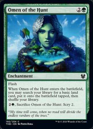 Omen of the Hunt [Theros Beyond Death] MTG Single Magic: The Gathering  | Multizone: Comics And Games