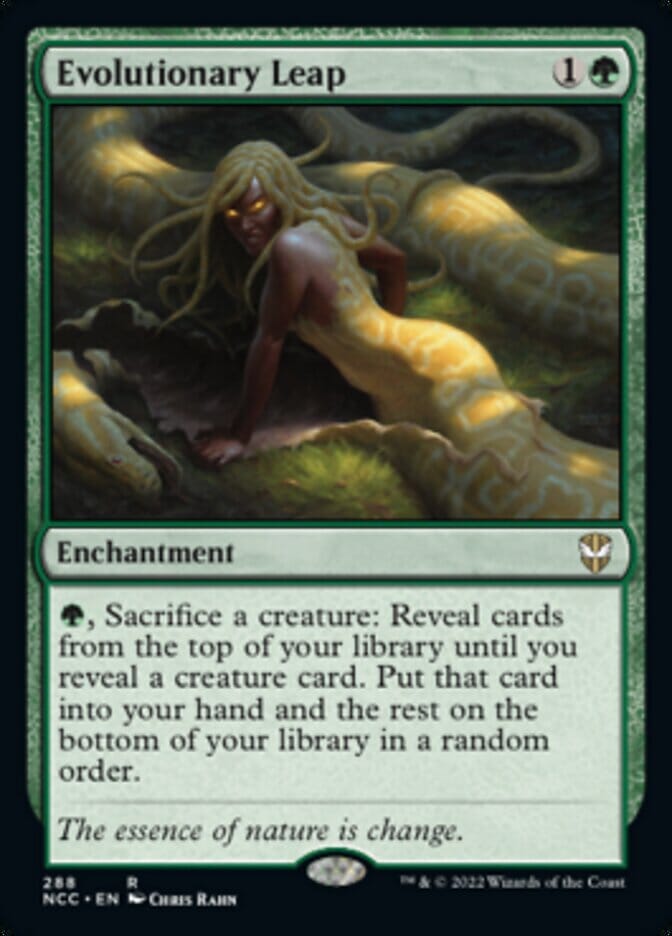 Evolutionary Leap [Streets of New Capenna Commander] MTG Single Magic: The Gathering  | Multizone: Comics And Games