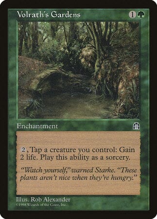 Volrath's Gardens [Stronghold] MTG Single Magic: The Gathering  | Multizone: Comics And Games