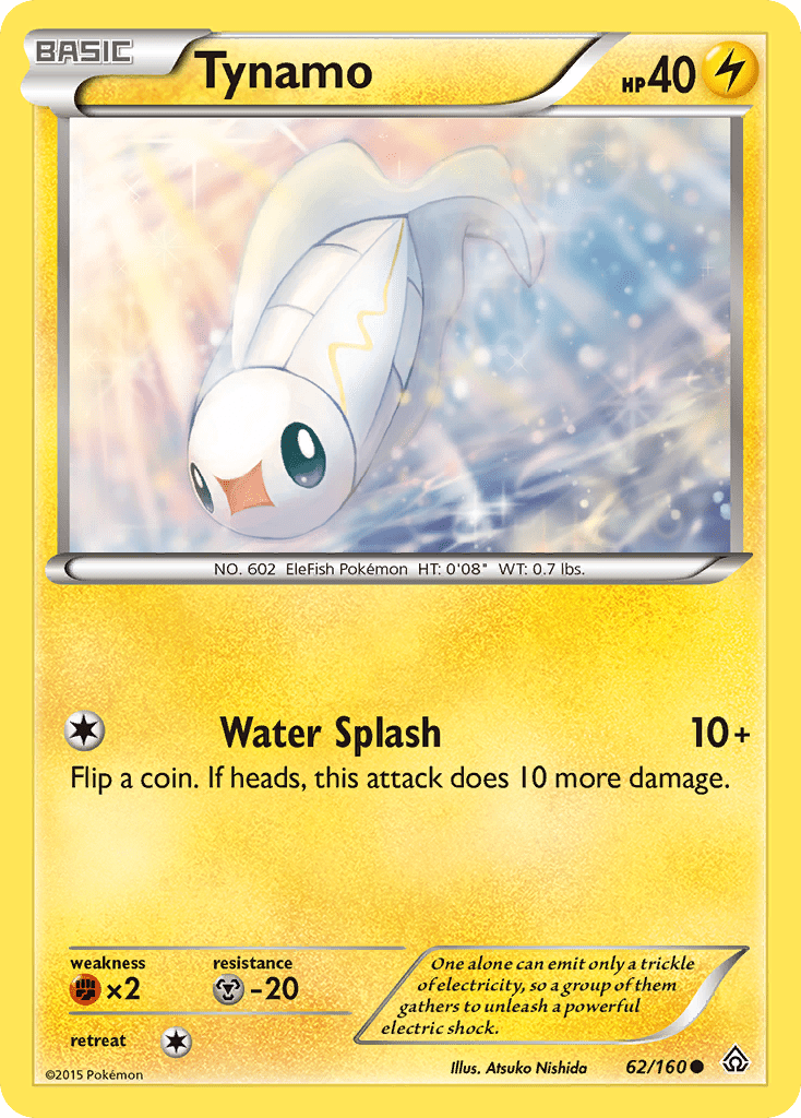 Tynamo (62/160) [XY: Primal Clash] Pokemon Single Pokémon  | Multizone: Comics And Games