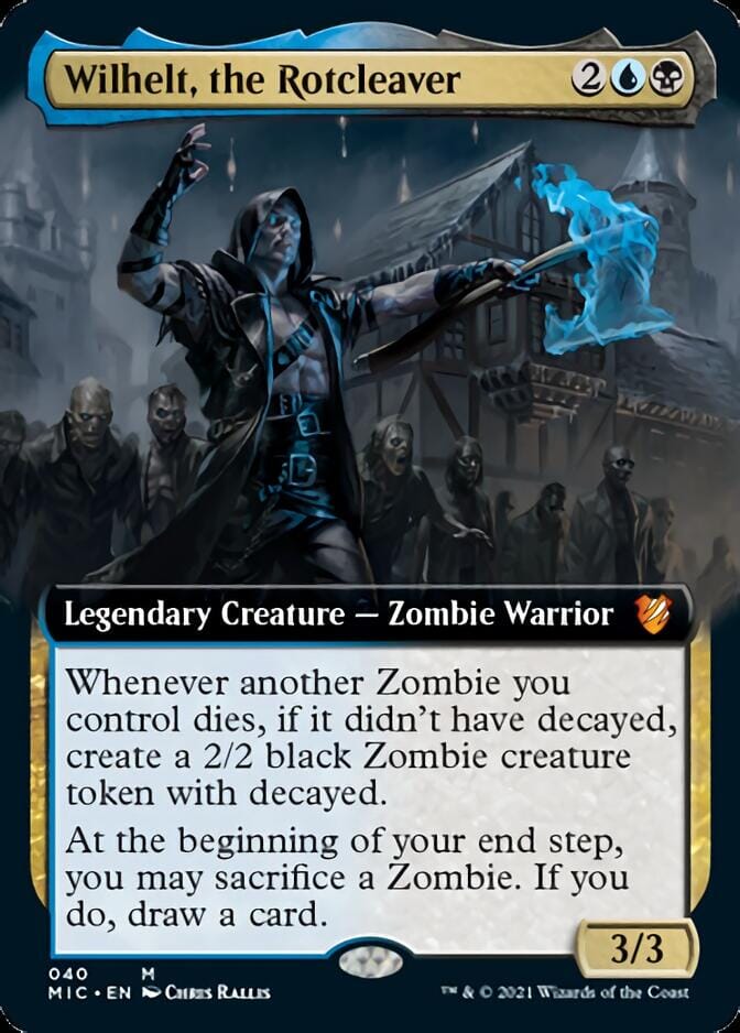 Wilhelt, the Rotcleaver (Extended) [Innistrad: Midnight Hunt Commander] MTG Single Magic: The Gathering  | Multizone: Comics And Games
