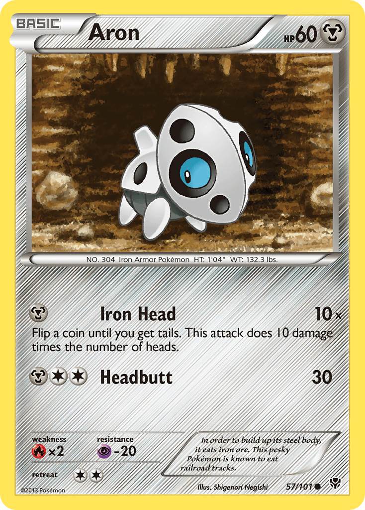 Aron (57/101) [Black & White: Plasma Blast] Pokemon Single Pokémon  | Multizone: Comics And Games