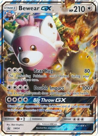Bewear GX (SM34) (Jumbo Card) [Sun & Moon: Black Star Promos] Pokemon Single Pokémon  | Multizone: Comics And Games