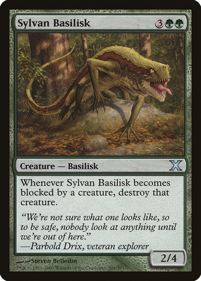 Sylvan Basilisk [Tenth Edition] MTG Single Magic: The Gathering  | Multizone: Comics And Games