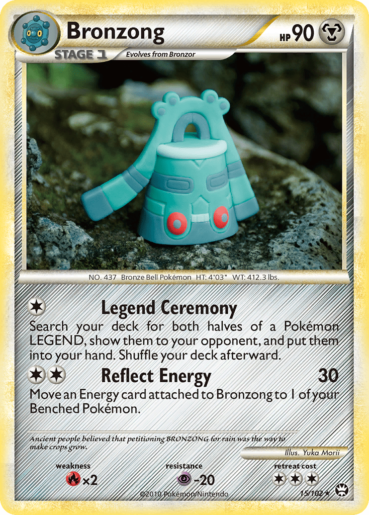 Bronzong (15/102) [HeartGold & SoulSilver: Triumphant] Pokemon Single Pokémon  | Multizone: Comics And Games