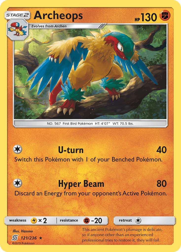 Archeops (121/236) [Sun & Moon: Unified Minds] Pokemon Single Pokémon  | Multizone: Comics And Games