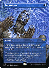 Brainstorm (Borderless) [Double Masters] MTG Single Magic: The Gathering  | Multizone: Comics And Games