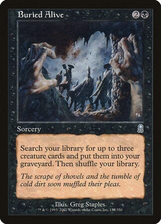 Buried Alive [Odyssey] MTG Single Magic: The Gathering  | Multizone: Comics And Games