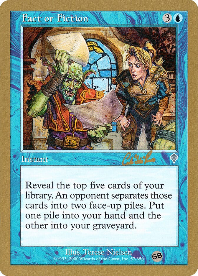 Fact or Fiction (Carlos Romao) (SB) [World Championship Decks 2002] MTG Single Magic: The Gathering  | Multizone: Comics And Games