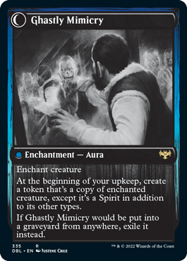 Mirrorhall Mimic // Ghastly Mimicry [Innistrad: Double Feature] MTG Single Magic: The Gathering  | Multizone: Comics And Games