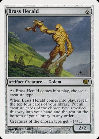 Brass Herald [Eighth Edition] MTG Single Magic: The Gathering  | Multizone: Comics And Games