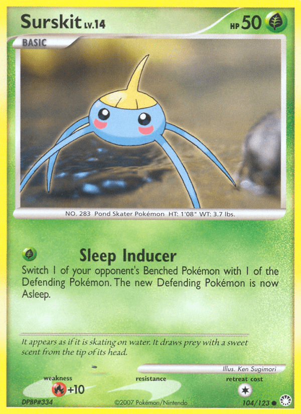 Surskit (104/123) [Diamond & Pearl: Mysterious Treasures] Pokemon Single Pokémon  | Multizone: Comics And Games