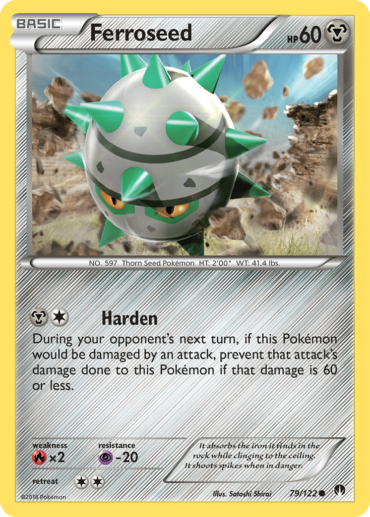 Ferroseed (79/122) [XY: BREAKpoint] Pokemon Single Pokémon  | Multizone: Comics And Games