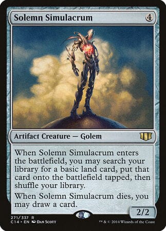 Solemn Simulacrum [Commander 2014] MTG Single Magic: The Gathering  | Multizone: Comics And Games