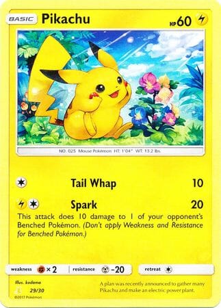 Pikachu (29/30) [Sun & Moon: Trainer Kit - Alolan Raichu] Pokemon Single Pokémon  | Multizone: Comics And Games