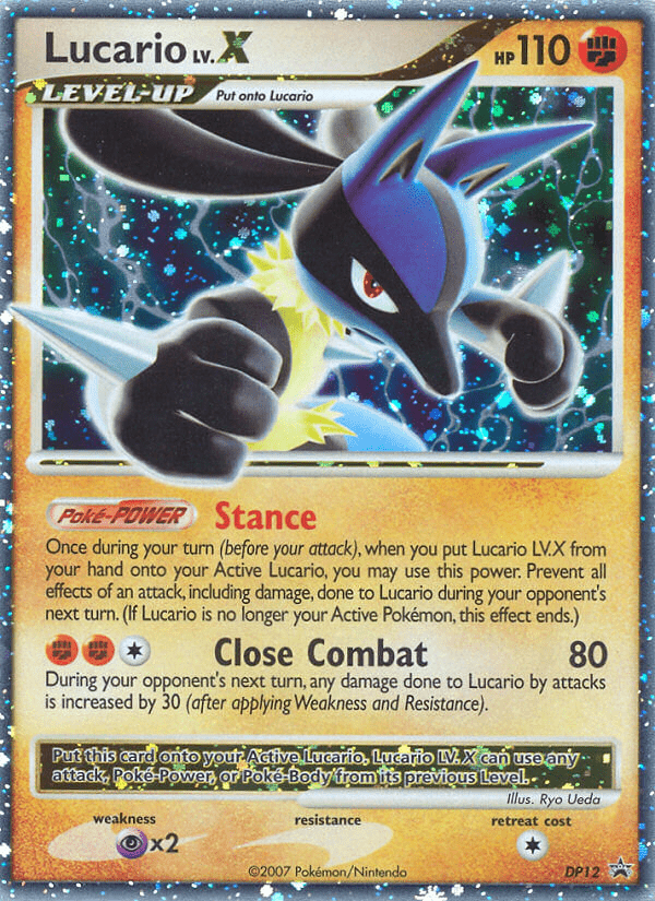 Lucario LV.X (DP12) [Diamond & Pearl: Black Star Promos] Pokemon Single Pokémon  | Multizone: Comics And Games