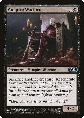 Vampire Warlord [Magic 2014] MTG Single Magic: The Gathering  | Multizone: Comics And Games