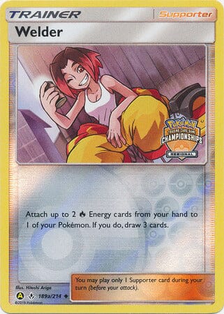 Welder (189a/214) (Regional Championship Promo) [Sun & Moon: Unbroken Bonds] Pokemon Single Pokémon  | Multizone: Comics And Games