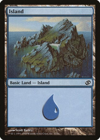 Island (31) [Duel Decks: Jace vs. Chandra] MTG Single Magic: The Gathering  | Multizone: Comics And Games