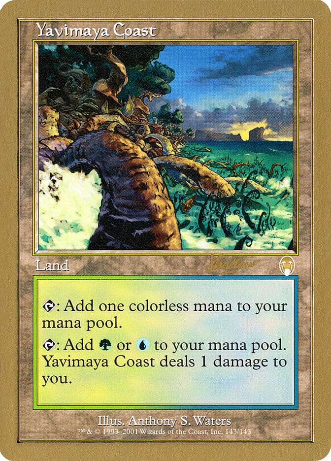 Yavimaya Coast (Sim Han How) [World Championship Decks 2002] MTG Single Magic: The Gathering  | Multizone: Comics And Games