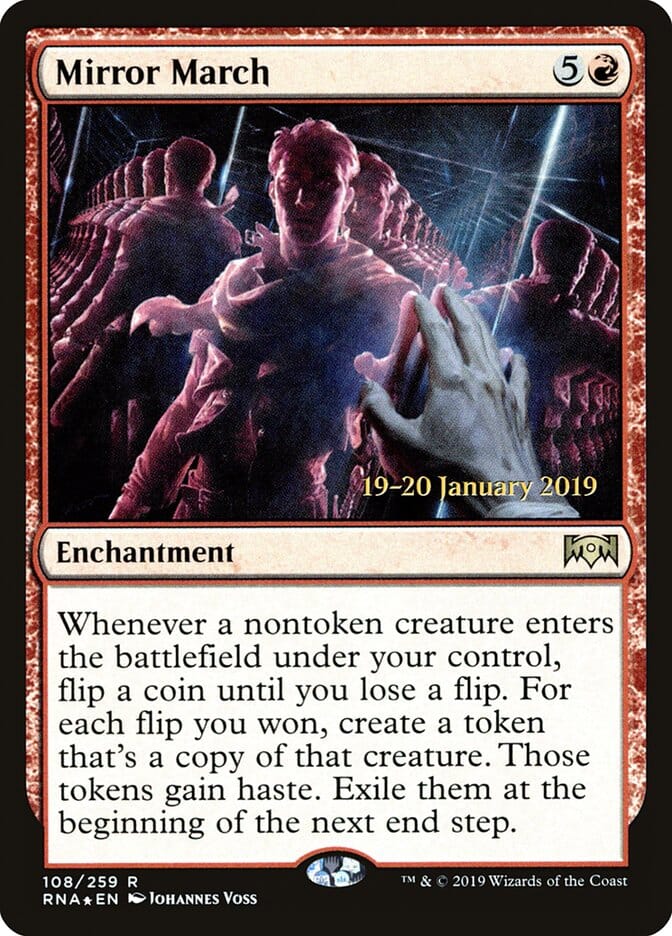 Mirror March [Ravnica Allegiance Prerelease Promos] MTG Single Magic: The Gathering  | Multizone: Comics And Games