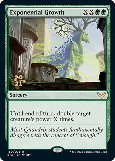 Exponential Growth [Strixhaven: School of Mages Prerelease Promos] MTG Single Magic: The Gathering  | Multizone: Comics And Games