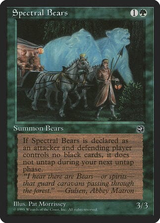 Spectral Bears [Homelands] MTG Single Magic: The Gathering  | Multizone: Comics And Games