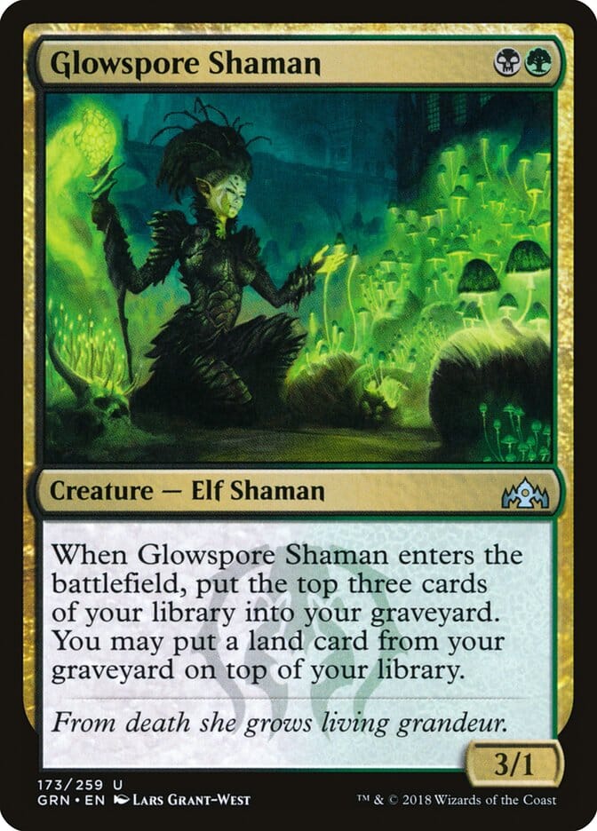 Glowspore Shaman [Guilds of Ravnica] MTG Single Magic: The Gathering  | Multizone: Comics And Games