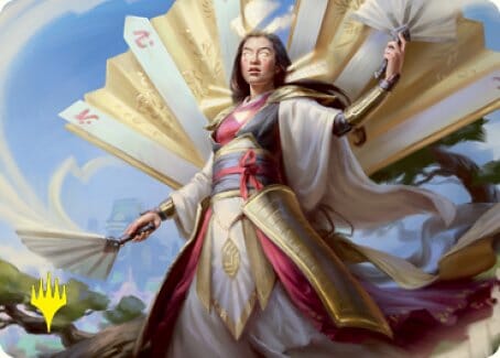 Imperial Subduer Art Card (Gold-Stamped Signature) [Kamigawa: Neon Dynasty Art Series] MTG Single Magic: The Gathering  | Multizone: Comics And Games