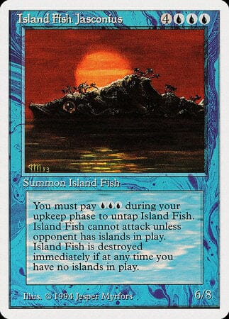 Island Fish Jasconius [Summer Magic / Edgar] MTG Single Magic: The Gathering  | Multizone: Comics And Games