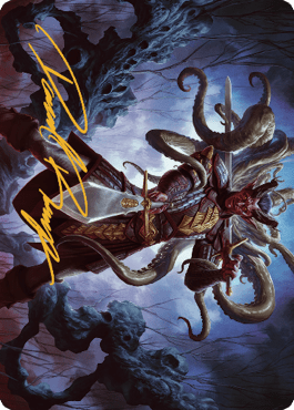 Zevlor, Elturel Exile Art Card (42) (Gold-Stamped Signature) [Commander Legends: Battle for Baldur's Gate Art Series] MTG Single Magic: The Gathering  | Multizone: Comics And Games