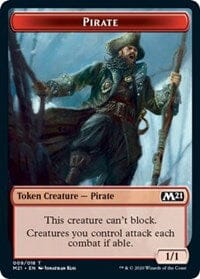 Pirate // Weird Double-sided Token [Core Set 2021 Tokens] MTG Single Magic: The Gathering  | Multizone: Comics And Games