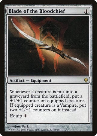 Blade of the Bloodchief [Zendikar] MTG Single Magic: The Gathering  | Multizone: Comics And Games