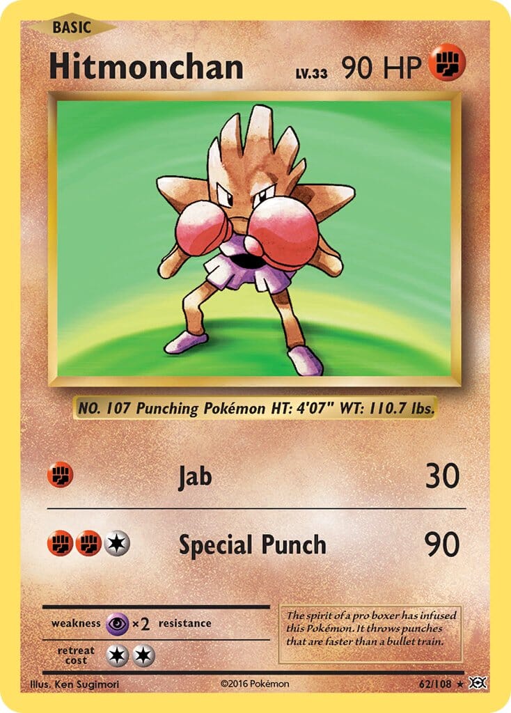 Hitmonchan (62/108) (Theme Deck Exclusive) [XY: Evolutions] Pokemon Single Pokémon  | Multizone: Comics And Games
