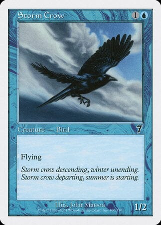 Storm Crow [Seventh Edition] MTG Single Magic: The Gathering  | Multizone: Comics And Games